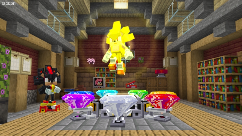 Super Sonic and Super Shadow Arrive in Minecraft Sonic Add-On Update ...