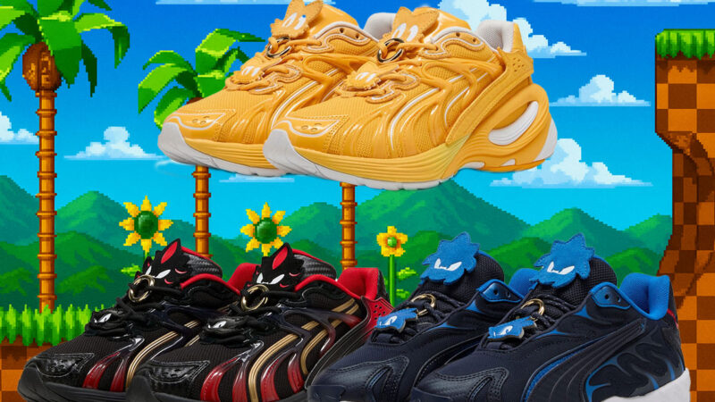 PUMA Teams Up with Sonic, Tails, and Shadow for New Sneaker Capsule This Fall