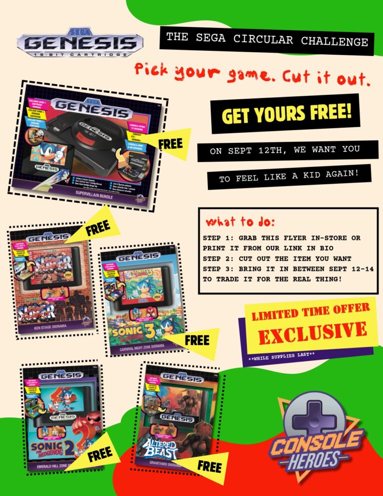 Read more about the article SEGA and Console Heroes Launch Retro-Themed SEGA Circular Challenge