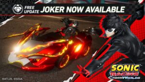 Joker Joins Sonic Racing: CrossWorlds in Free Content Drop as Game Surpasses One Million Sales