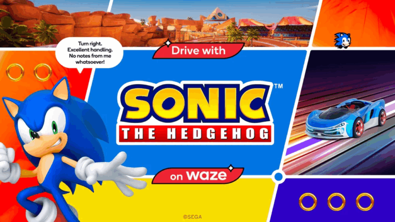 SEGA and Waze Team Up to Bring Sonic the Hedgehog to Your Commute