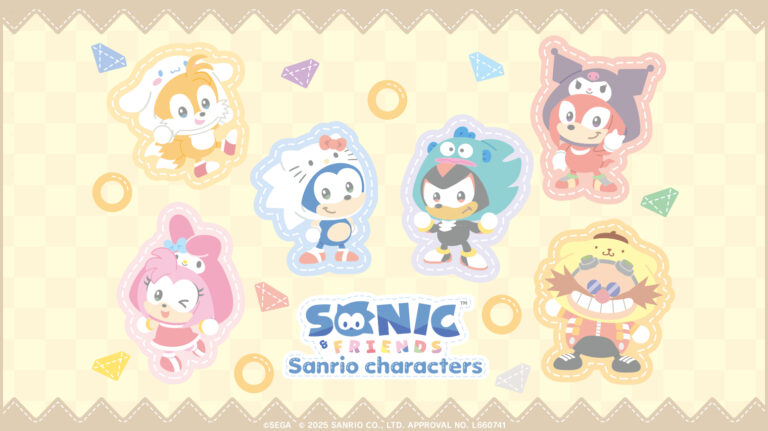 Sonic & Friends × Sanrio Characters Plush Launch October 31 at SEGA STORE TOKYO with Halloween Greeting Event