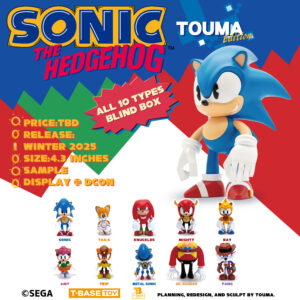 Fang’s Creator Returns: Shinichi “Touma” Higashi Reunites with SEGA for New Sonic Vinyl Figure Collection