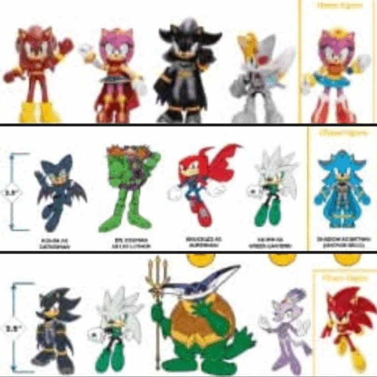 New DC x Sonic the Hedgehog Crossover Figures Leak Online With First Look at Upcoming Wave