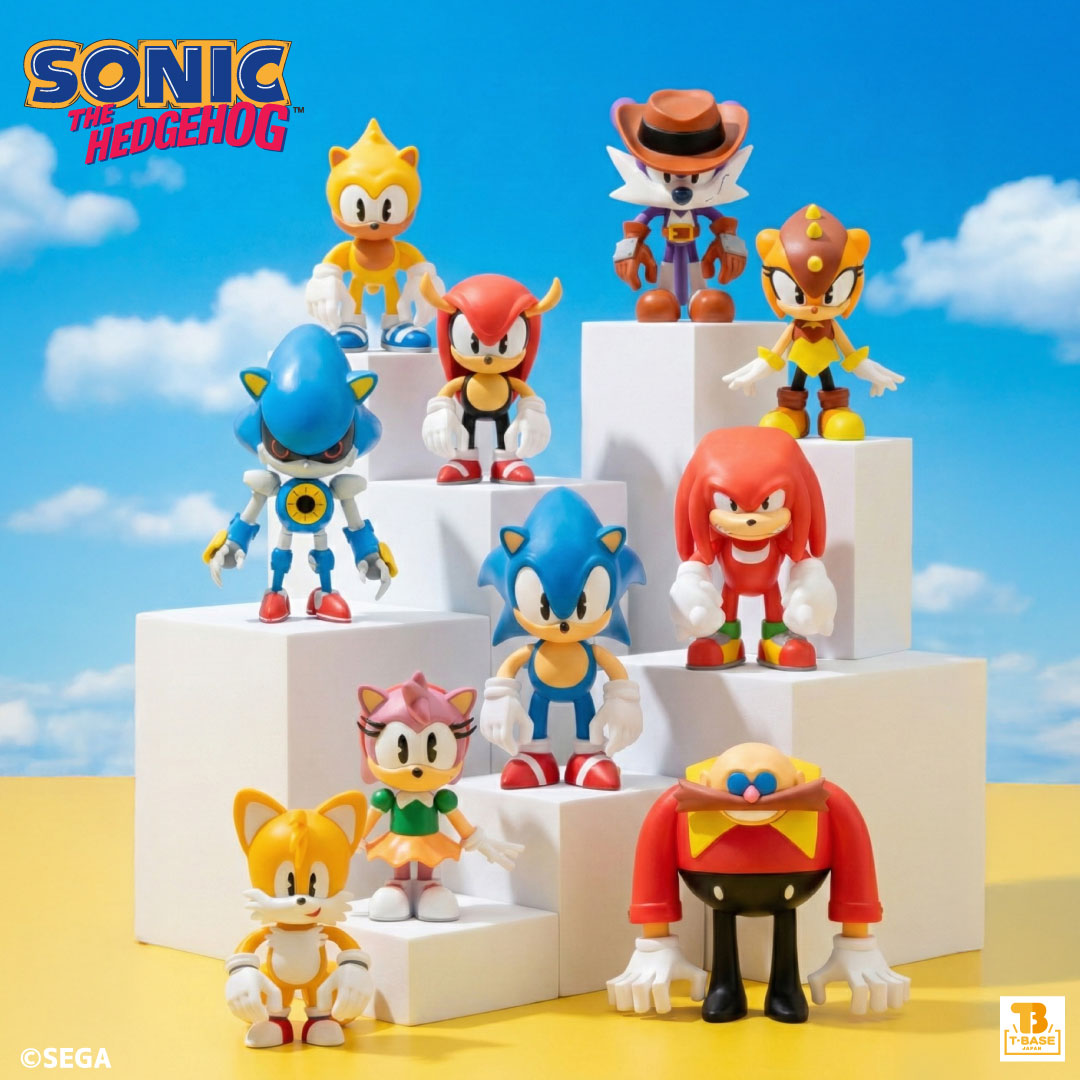 TOUMA Designs New Sonic the Hedgehog Blind Box Series Launching in