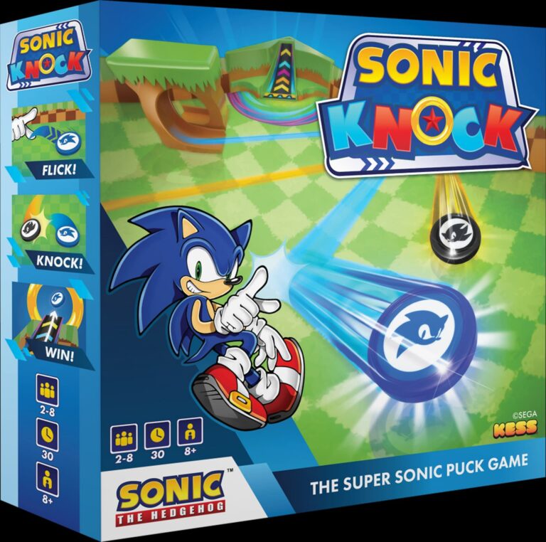 Sonic Knock Revealed at New York Toy Fair 2026, New Flick-Based Sonic Board Game Launches in August