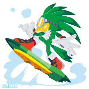 Sonic Channel Celebrates Sonic Riders 20th Anniversary with Jet the Hawk February 2026 Illustration