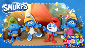 Sonic Rumble Party Launches Smurfs Crossover Event With New Stage and Skins