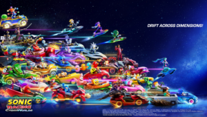 Sonic Racing: CrossWorlds Key Visual Updated With New Crossover Racers