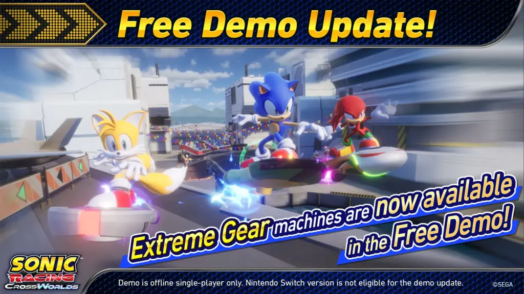 Sonic Racing: CrossWorlds Roadmap Confirms Mega Man DLC, TMNT, and Avatar Content