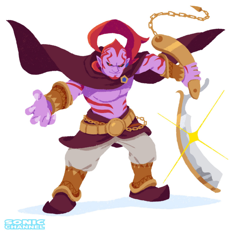 Sonic Channel Releases March 2026 Commemorative Illustration Featuring Erazor Djinn