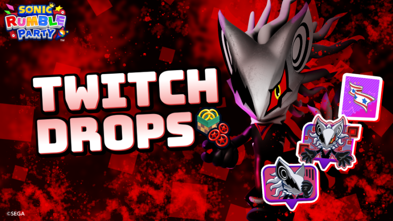 Sonic Rumble Party Half Anniversary Twitch Drops and Infinite Community ...