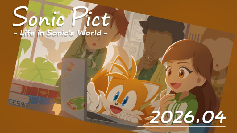 SONICPICT April 2026 Calendar “Tails’ Campus Life”