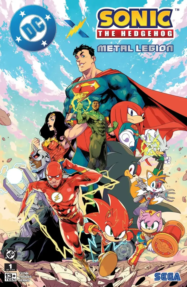 DC x Sonic the Hedgehog: The Metal Legion #1 Preview Reunites Sonic and the Justice League