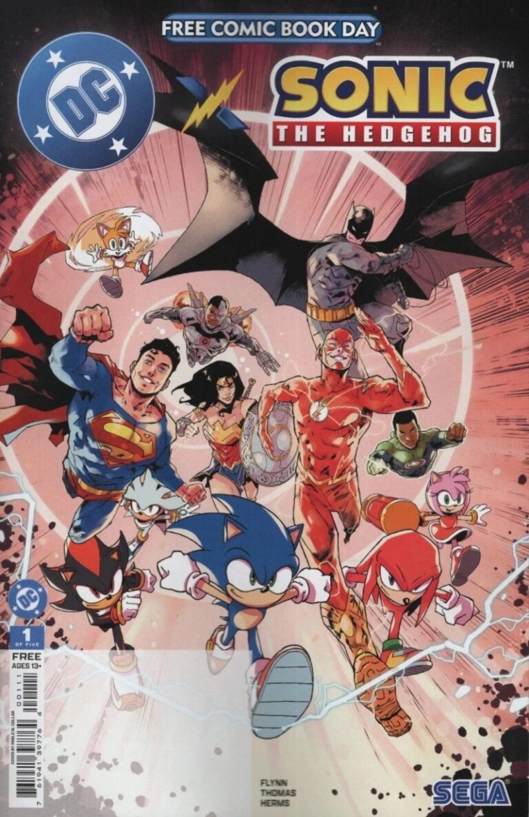 Sonic Comics Featured in Free Comic Book Day and Comics Giveaway Day 2026