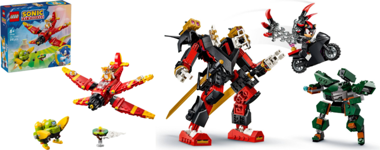 New LEGO Sonic the Hedgehog Summer 2026 Sets Feature Tails’ Tornado and Shadow’s Mech