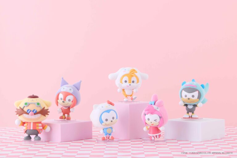 SONIC & FRIENDS x Sanrio Characters Adds Fuzzy Figures and New Silver, Chao, and Rouge Mascots