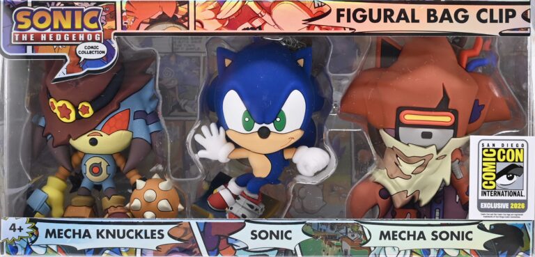 Monogram Reveals SDCC 2026 Exclusive Sonic: Scrapnik Island 3D Foam Bag Clip Set