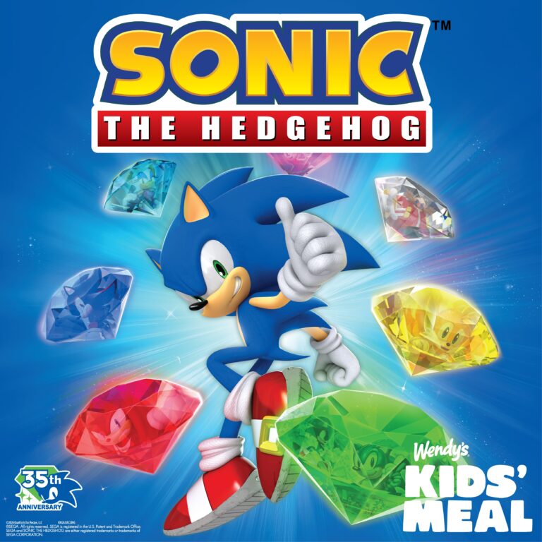 Wendy’s Brings Sonic the Hedgehog Kids’ Meal to the U.S. This Summer