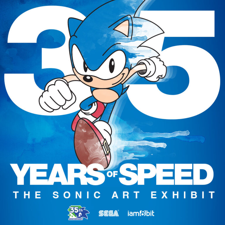 SEGA and iam8bit Announce 35 Years of Speed Sonic Art Exhibits and Global Fan Art Showcase
