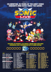 Sonic Live in Concert Adds Over 30 New Shows Across the U.S., Canada, UK, and Europe
