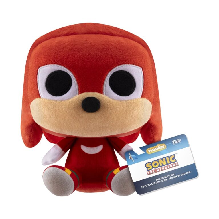 Funko Pop! Plush: Sonic the Hedgehog – Knuckles the Echidna – Collectable Soft Toy – Birthday Gift Idea – Official Merchandise – Stuffed Plush for Kids and Adults and Girlfriends