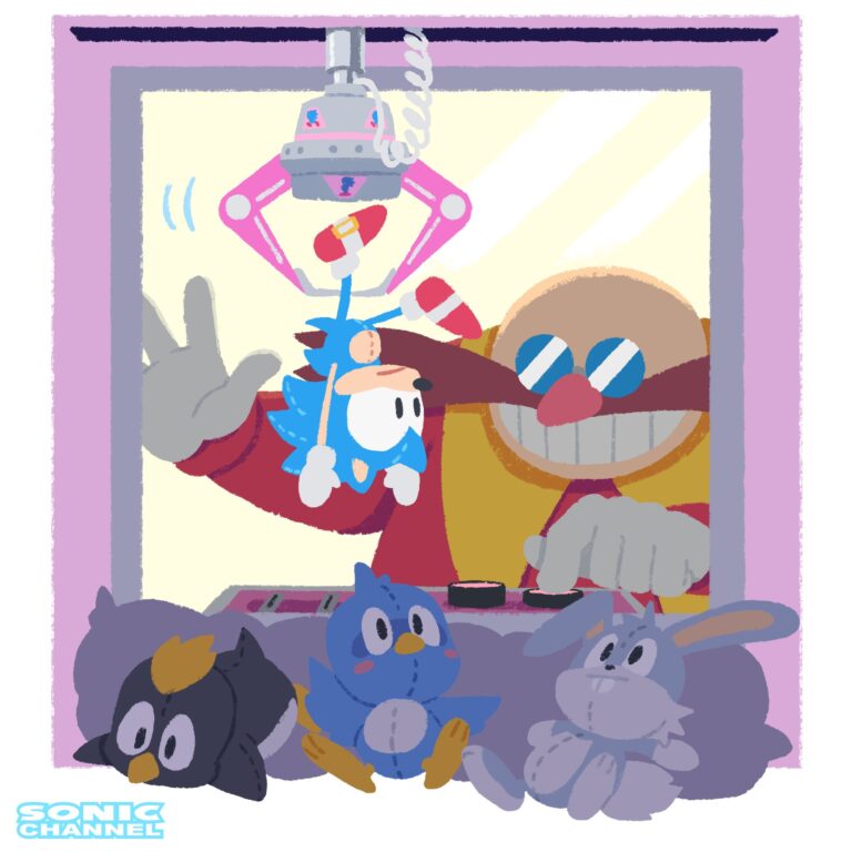 Sonic Channel Celebrates Japanese Sonic the Hedgehog 35th Anniversary With New Dr. Eggman Illustration