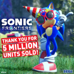 Sonic Frontiers Surpasses 5 Million Copies Sold, Sonic Adventure 2 SOAP Shoes Now Free for All Players