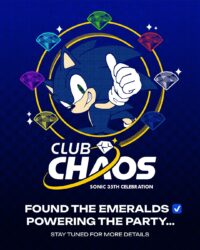 The Chaos Hunt Is Complete as Club Chaos Prepares to Power Up for Sonic’s 35th Anniversary