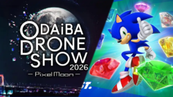 Sonic the Hedgehog to Light Up Tokyo Bay in 1,000-Drone Odaiba Show This September