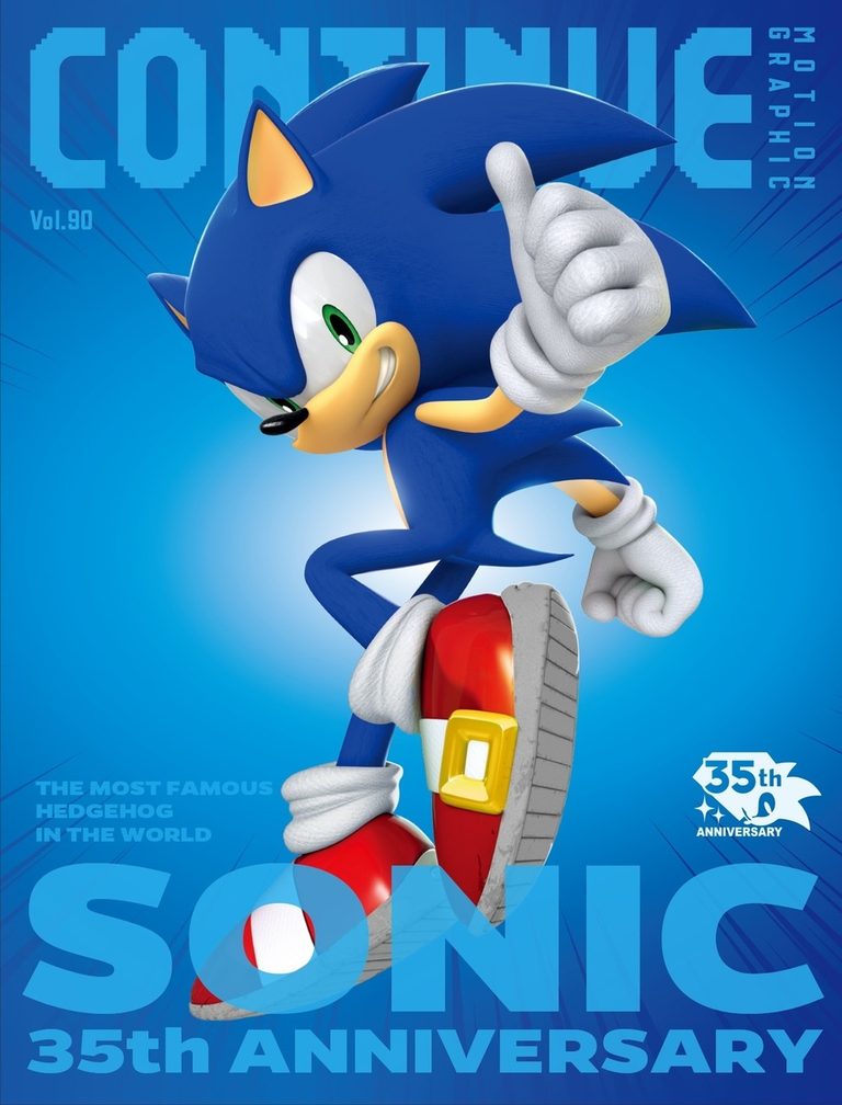 Sonic Takes Over CONTINUE Vol.90 With Iizuka, Hoshino, Senoue and Masato Nakamura 35th Anniversary Interviews