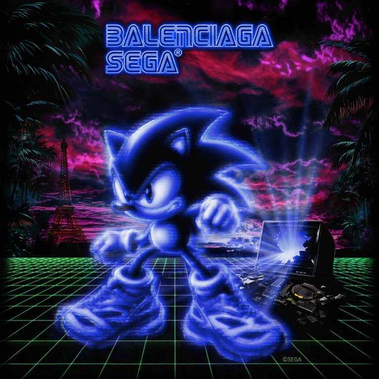 Balenciaga and SEGA Launch Sonic Fashion Collection With Japan-Exclusive Jacket and Sonic the Fighters Arcade Cabinet