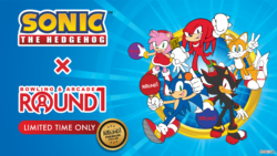 Sonic x Round1 USA Launches October 21 With Exclusive Game Card, Crane Prizes, Food and More