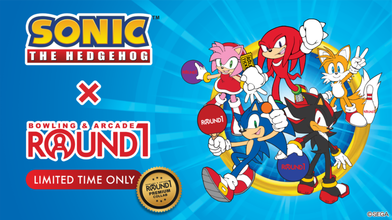 Sonic x Round1 USA Launches October 21 With Exclusive Game Card, Crane Prizes, Food and More