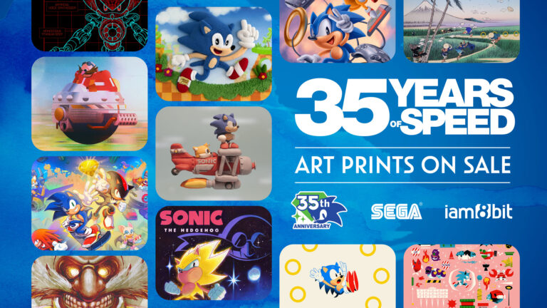 Sonic 35th Art Show Originals and Prints Now Available From iam8bit Until October 20