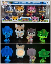Sonic Funko Pop! Glow-in-the-Dark 4-Pack Gets New Collector Photos
