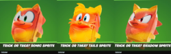 Sonic, Tails and Shadow Get Trick or Treat Sprites in Fortnite