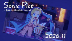 SONICPICT November 2026 Calendar “Shadow and Maria’s Little Movie Theater”